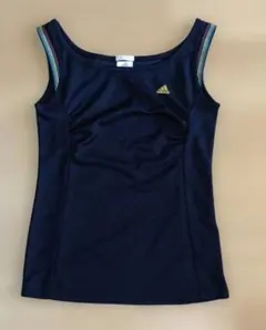 adidas スポーツウェア ノースリーブ トップス ブラック