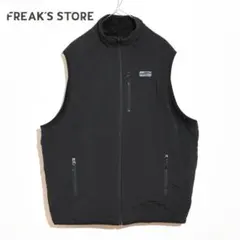 【FREAK'S STORE/フリークスストア】リバーシブルベスト ブラック