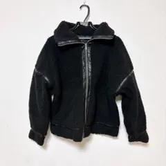 ち*助様 EMODA ブラック フリースジャケット