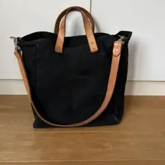 TEMBEA 3wayトートバッグ 黒 キャンバス