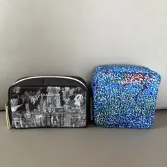 JAL×HERALBONY ポーチ2個セット