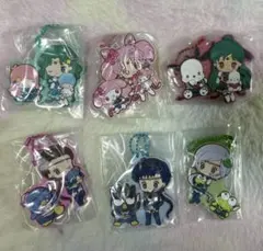 セーラームーン　ラバーキーホルダー　6点セット