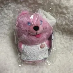 【匿名配送】ぬいぐるみストラップ　キューズモール　ラ・ミノール　ピンク