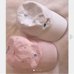 ベビーピンクの可愛いキャップ❤︎ ポロラルフローレン POLO