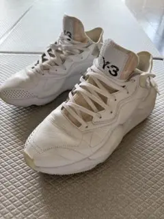 Y-3 RIVALRY レザー厚底白スニーカー - メルカリ