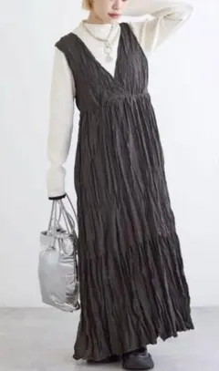 w closet リボンカシュクールワンピース M