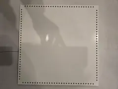 USM Haller/ハラー メタルパネル ピュアホワイト 配線穴あり 正規品