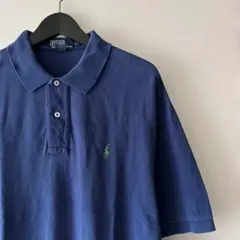 Polo by Ralph Lauren ポロシャツ XL ネイビー 00s古着