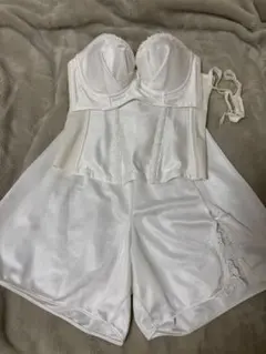 ブライダルインナー 3点セット hugge ウエストニッパー フレアパンツ ブラ