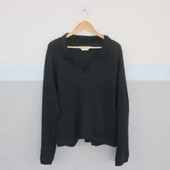 トップス ANCELLM S/C SKIPPER PULLOVER (BLACK) 1 ANCELLM（アンセルム） S/C Skipper Pullover（S/Cスキッパープル