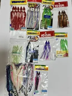 YO-ZURI) タコやん 船スッテ エサ巻 各種4個及びワームセット - メルカリ