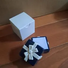 【未使用】ネイビー中箱 20個セット アクセサリー収納ケース