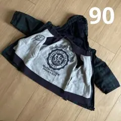 90サイズ 3can4on ワールドマウンテンパーカースウェットのサムネイル