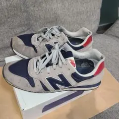 New Balance373 スニーカー グレー/ネイビー/レッド