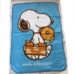 miasoスヌーピー ブランケット（ブルー）