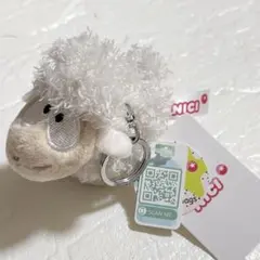 NICI ニキ ウーリーギャング シープ 羊 ホワイト キーホルダー 10cm