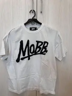 MOBB ロゴプリント 半袖Tシャツ ホワイト