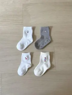 【未使用】ファミリア 靴下 4点セット 10-12cm 7-9cm