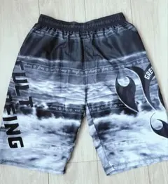 グレー ブラック 波模様 水着 男の子用