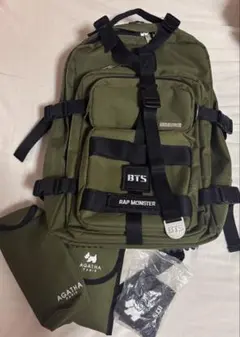 今だけ値下げ！ 【新品未使用】BTS×AGATHA バックパック リュック BTS AGATHA コラボ リュック バックパック 防弾少年団 新品 未使用