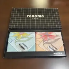 renoma ハンカチ 2枚セット 花柄