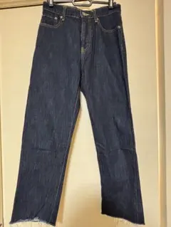 JEANASIS ダークブルー ストレートデニム