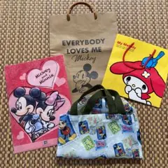 トートバッグ(33×25)＆紙袋&未使用ファイルセット！のサムネイル