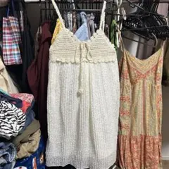 y2k レース キャミソール　クロシェ　平成　チュニック　フェアリーグランジ