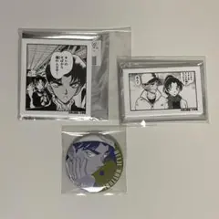 名探偵コナン　ランダムキャンバスマグネット　缶バッジ　服部平次　遠山和葉