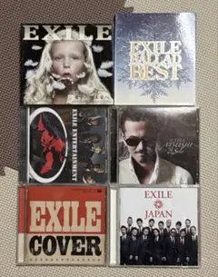 【6枚セット】EXILE / EXILE ATSUSHI アルバムCDまとめ売り