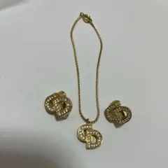 クリスチャンディオール　Dロゴモチーフ ブレスレット　イヤリング　セット