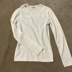 trois lapins 長袖カットソー オフホワイト150cm