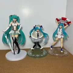 初音ミク　フィギュア　プライズ品まとめ売り　３体セット