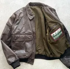 美品■イタリア製 BOSCHI GROUP【XXL】本革 レザージャケット 茶