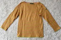 DENIM DUNGAREE 長袖カットソー 130140cm ピンク系ボーダー