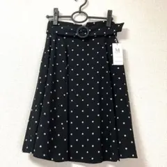 タグ付き未使用☆ミッシュマッシュ ベルト付きフレアスカート