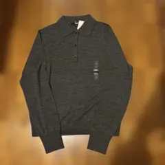新品ユニクロメリノポロセーター