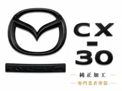 ☆マットブラック マツダ cx-80純正エンブレム 3020 - メルカリ
