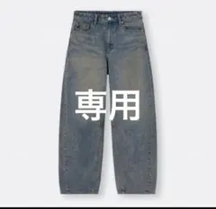 GUバレルレッグジーンズ☆デニム