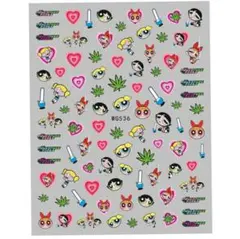 パワーパフガールズ　ネイルシール　WG536