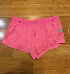 新品同様　adidas Stella McCartney ピンクショートパンツ