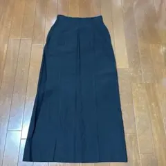 黒 タイトスカート 後ろファスナー　SLY 前スリット