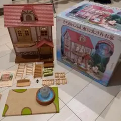 本日限定価格　シルバニアファミリー　きらめくふん水の大きなお家