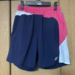 【YONEX】バドミントン パンツ Mサイズ ネイビー/ピンク