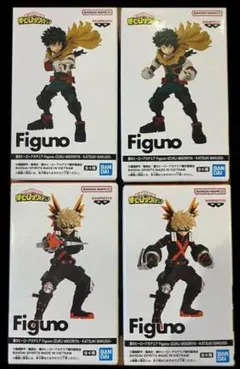 Figuno 緑谷出久 爆豪勝己 僕のヒーローアカデミア　4種