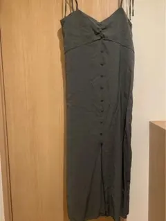 ZARA ザラ　グリーンキャミワンピース