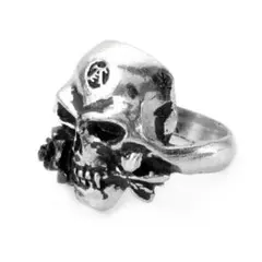 Alchemy Gothic R122Q Omega Skull Ring - メルカリ