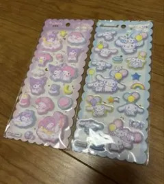もちもちマシュマロシール　マイメロクロミ　シナモン　２枚セット