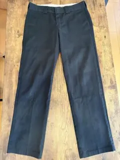 Dickies Slim Straight 黒ワークパンツ　33×32
