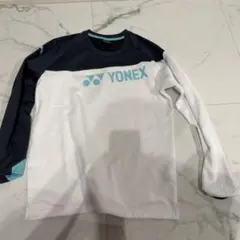 YONEX (ヨネックス)長袖Tシャツ XL ホワイト/ネイビー